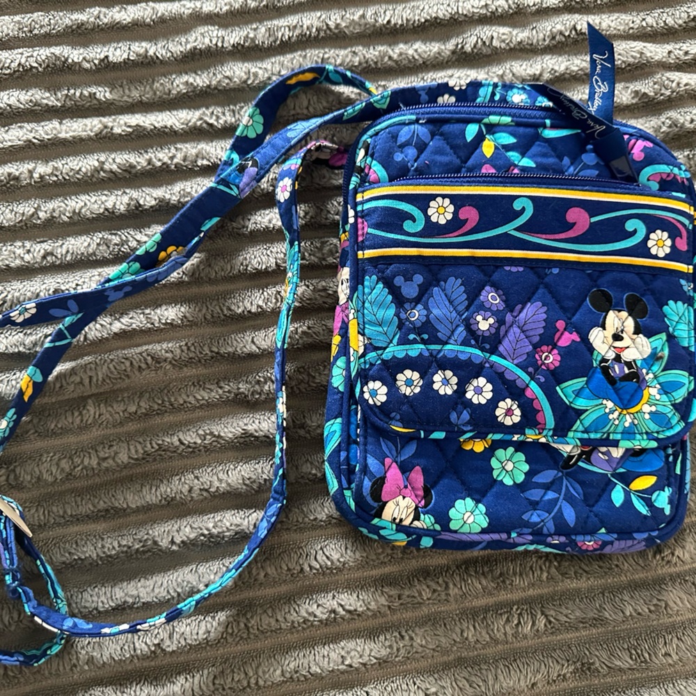 Vera Bradley Disney Multicolor Floral Crossbody Bag